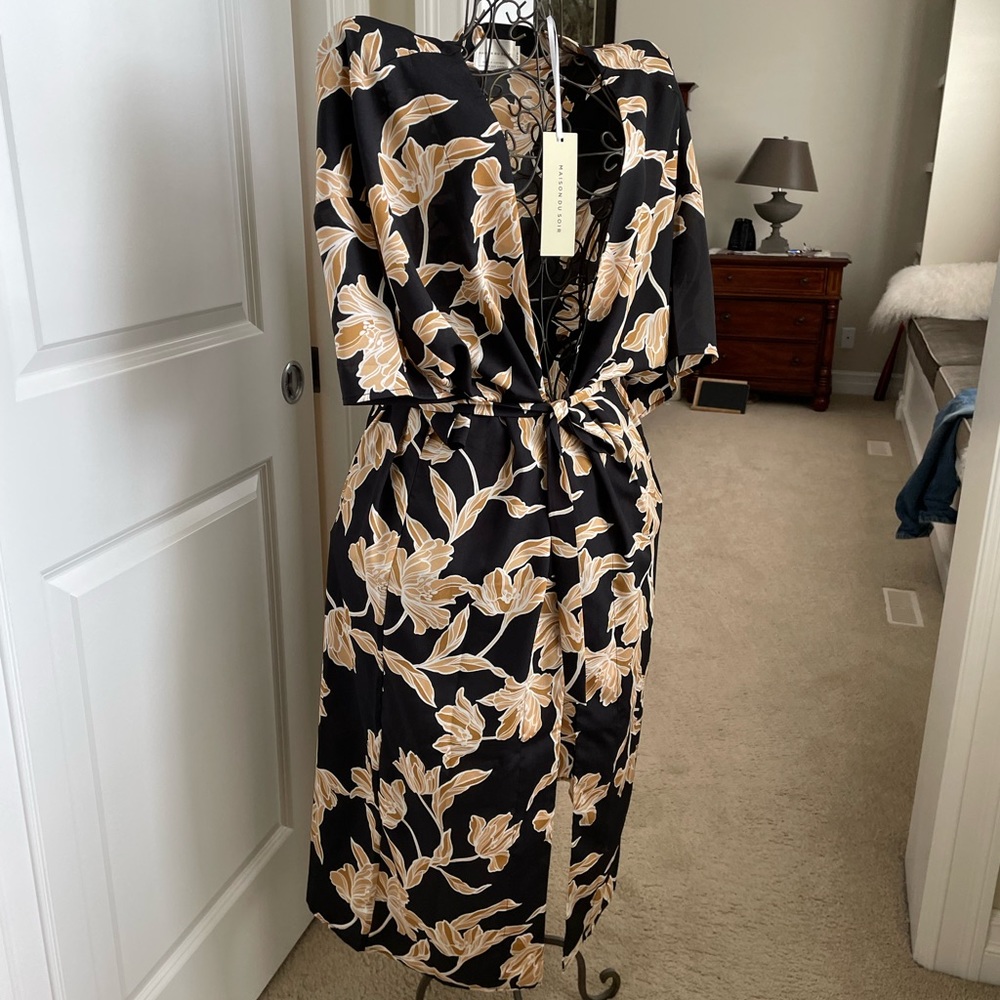 Kimono style robe